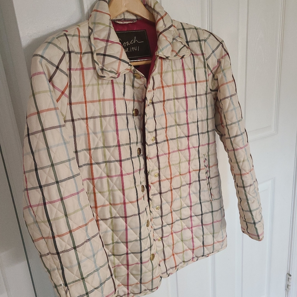 SOLD***Coach jacket - Picture 4 of 5